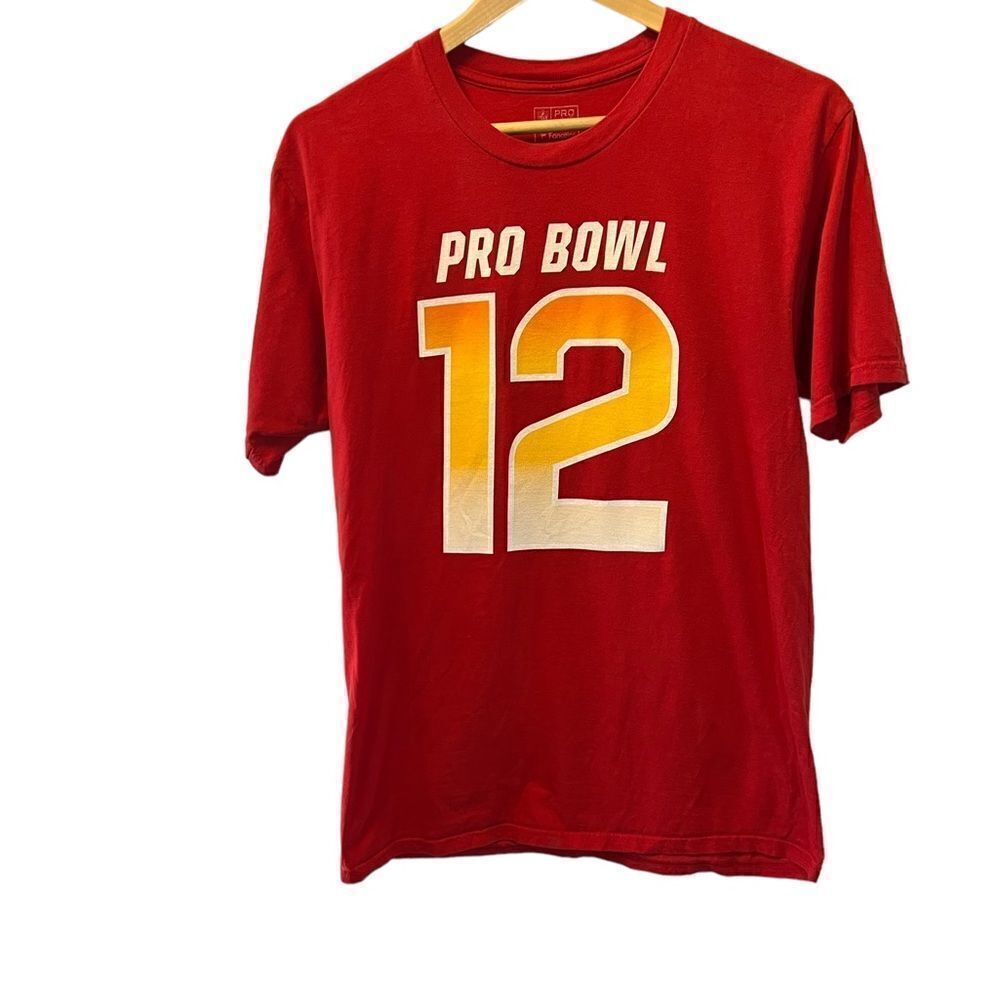 MENS PRO LINE Brady Graphic Red Tee Shirt M